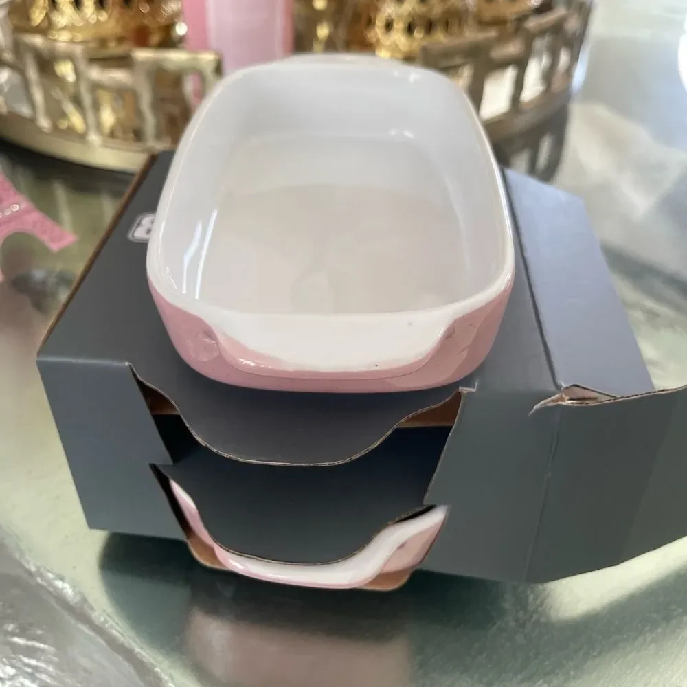 Bread + Butter Ceramic 7in Blush Mini Bakers Set of 2